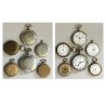 LOTTO 6 pz. ANTICO OROLOGIO TASCA Tissot Brevo EPOCA 900 Old Pocket Watch MONTRE