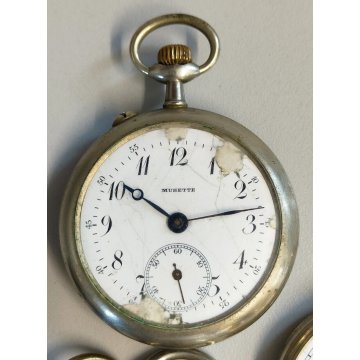 LOTTO 6 pz. ANTICO OROLOGIO TASCA Tissot Brevo EPOCA 900 Old Pocket Watch MONTRE