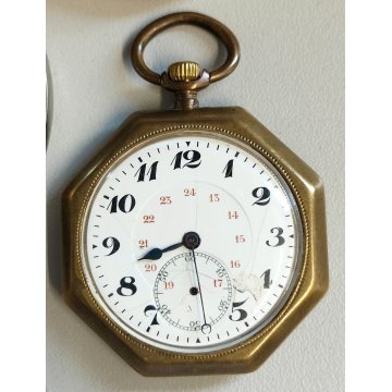 LOTTO 6 pz. ANTICO OROLOGIO TASCA Tissot Brevo EPOCA 900 Old Pocket Watch MONTRE