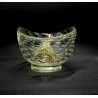 VASO VETRO MURANO SOFFIATO BULICANTE TRASPARENTE ORO ZECCHINO BAROVIER & TOSO'40