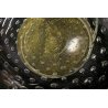 VASO VETRO MURANO SOFFIATO BULICANTE TRASPARENTE ORO ZECCHINO BAROVIER & TOSO'40