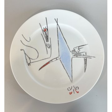 PIATTO Wilfredo Lam CERAMICA ALBISSOLA DISH Heinrich Bavaria ARTE MODERNA '60/70