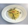 PIATTO OVALE P/A Wilfredo Lam CERAMICA ALBISSOLA ITALY '70 DISH H&C Selb Bavaria