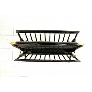 PORTARIVISTE MANICO Cesare Lacca LEGNO MOGANO OTTONE MAGAZINE RACK MID CENTURY  