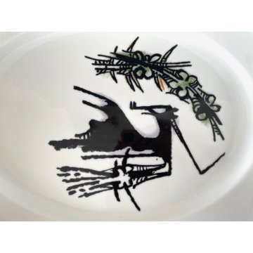 PIATTO Wilfredo Lam CERAMICA ALBISSOLA DISH H&C Selb Bavaria ARTE MODERNA '60/70