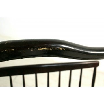 PORTARIVISTE MANICO Cesare Lacca LEGNO MOGANO OTTONE MAGAZINE RACK MID CENTURY  