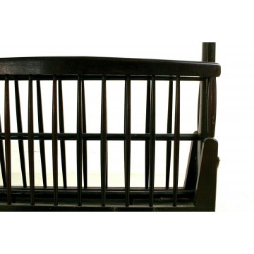 PORTARIVISTE MANICO Cesare Lacca LEGNO MOGANO OTTONE MAGAZINE RACK MID CENTURY  