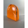 MANGIADISCHI GIRADISCHI 45 giri VINTAGE Minerva ARANCIO DESIGN Mario Bellini '69