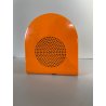 MANGIADISCHI GIRADISCHI 45 giri VINTAGE Minerva ARANCIO DESIGN Mario Bellini '69