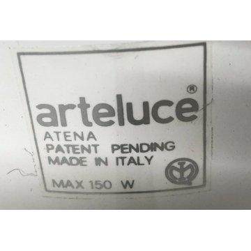 LAMPADA PLAFONIERA ARTELUCE ATENA MADE IN ITALY DESIGN EZIO DIDONE VETRO ANNI 90