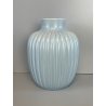 VASO CERAMICA AZZURRO GUIDO ANDLOVITZ SCI LAVENIA 3034 DESIGN A RIGHE VARESE