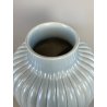 VASO CERAMICA AZZURRO GUIDO ANDLOVITZ SCI LAVENIA 3034 DESIGN A RIGHE VARESE