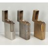 St Dupont LOTTO 3 pz. ACCENDINO TASCA Dorato Argentato VINTAGE LIGHTER Briquet