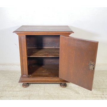 ANTICA PICCOLA CREDENZA DISPENSA PRIMISSIMI 1900 LEGNO CREDENZINA CUCINA EPOCA