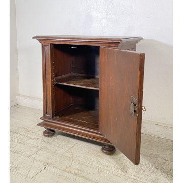 ANTICA PICCOLA CREDENZA DISPENSA PRIMISSIMI 1900 LEGNO CREDENZINA CUCINA EPOCA