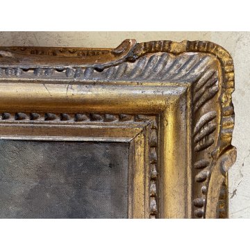 ANTICO GRANDE QUADRO OLIO T. Chiappa MARINA VELIERI MARE TEMPESTA BURRASCA '800