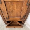 ANTICA Credenza Angoliera LEGNO ABETE Arte Povera 1900 MOBILE ANGOLO OLD RUSTICA