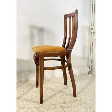 LOTTO 4 SEDIE ANTICHE VITTORIANE LEGNO NOCE FINE 1800 PRIMI 1900 CHAIR OLD CHAIR