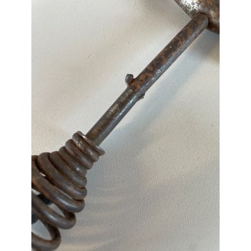 ANTICO CAVATAPPI A MOLLA FERRO CROMATO Cork-screw  Korken-zieher ANNI '40/'50