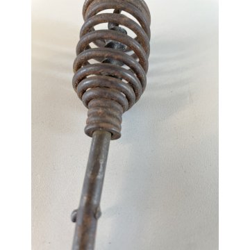 ANTICO CAVATAPPI A MOLLA FERRO CROMATO Cork-screw  Korken-zieher ANNI '40/'50