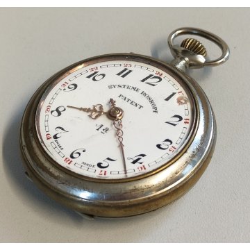 ANTICO OROLOGIO TASCA Systeme Roskopf Patent 1° EPOCA 1900 Old Pocket Watch ø 53