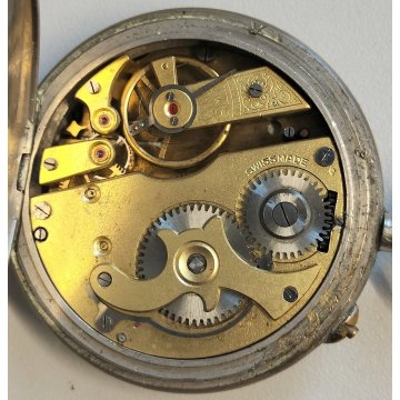 ANTICO OROLOGIO TASCA Systeme Roskopf Patent 1° EPOCA 1900 Old Pocket Watch ø 53