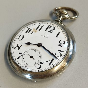 ANTICO OROLOGIO TASCA Leonidas EPOCA 1900 Old Pocket Watch ø 52 TASCHINO montre