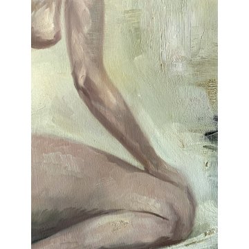 GRANDE QUADRO DIPINTO OLIO TELA Cassinari Vettor Marcello FIGURA NUDO FEMMINILE