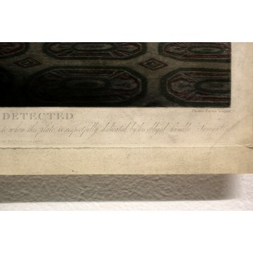 ANTICA STAMPA MULTIPLO ACQUERELLATA Thomas Goff LUPTON (1791-1873) William Kidd
