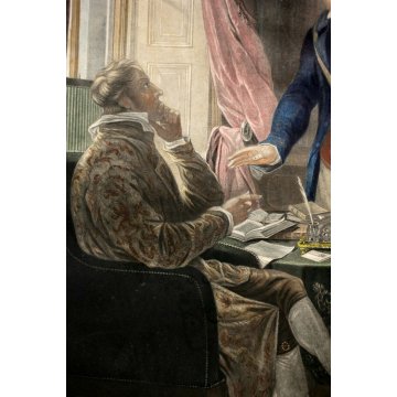 ANTICA STAMPA MULTIPLO ACQUERELLATA Thomas Goff LUPTON (1791-1873) William Kidd