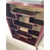 BACHECA CINESE PORTA OGGETTI ESPOSTIORE DA PARETE LEGNO ANNI 70 VETRINETTA