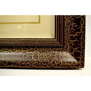ANTICO QUADRO DIPINTO ARTE ORIENTALE SCENA CONVIVIALE INTERNO FIGURE MINIATURA  