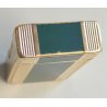 ACCENDINO TASCA St Dupont LACCA CINESE VERDE France VINTAGE GOLD LIGHTER BRIQUET