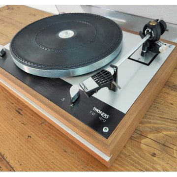 Thorens TD 160 legno GIRADISCHI VINTAGE anni 70 HI FI disco vinile OLD TURNTABLE