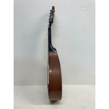 ANTICO MANDOLINO RUSSO LEGNO STRUMENTO MUSICALE EPOCA '900 CASSA PIATTA