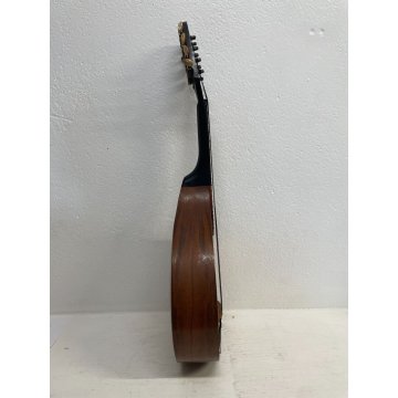 ANTICO MANDOLINO RUSSO LEGNO STRUMENTO MUSICALE EPOCA '900 CASSA PIATTA