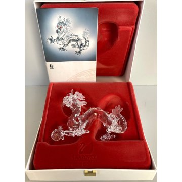 THE DRAGON SWAROVSKI ANNUAL EDITION 1997 STATUA CRISTALLO CRYSTAL DESIGN SCS