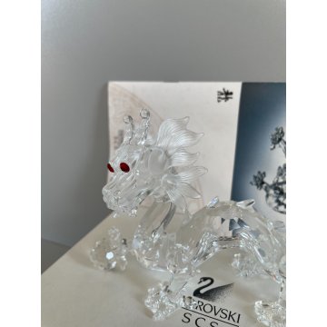 THE DRAGON SWAROVSKI ANNUAL EDITION 1997 STATUA CRISTALLO CRYSTAL DESIGN SCS