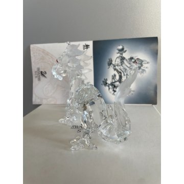 THE DRAGON SWAROVSKI ANNUAL EDITION 1997 STATUA CRISTALLO CRYSTAL DESIGN SCS