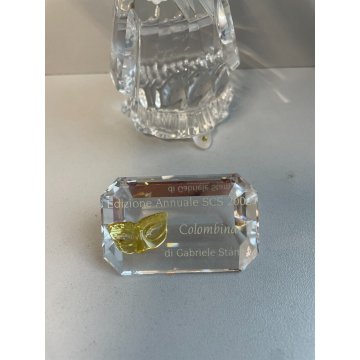 COLOMBINA SWAROVSKI ANNUAL EDITION SCS 2000 STATUA CRISTALLO CRYSTAL DESIGN