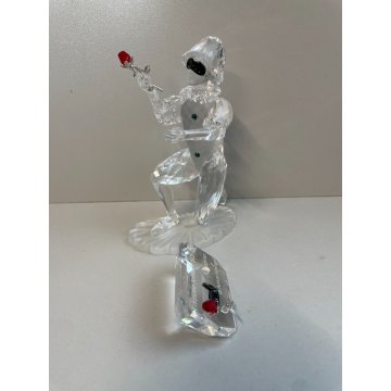 ARLECCHINO SWAROVSKI ANNUAL EDITION SCS 2001 STATUA CRISTALLO CRYSTAL DESIGN