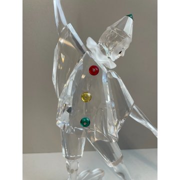 PIERROT SWAROVSKI ANNUAL EDITION SCS 1999 STATUA CRISTALLO CRYSTAL DESIGN