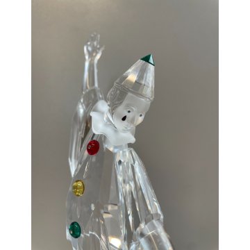 PIERROT SWAROVSKI ANNUAL EDITION SCS 1999 STATUA CRISTALLO CRYSTAL DESIGN