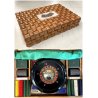 VINTAGE SET CASINO' ROULETTE WOODEN BOX GIOCO CARTE POKER ROULETTE FICHES DADI