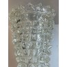 ANTICO VASO VETRO BUGNATO BAROVIER MURANO ROSTRATO ITALY GLASS EPOCA '900 20 cm
