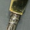 ANTICO SERVIZIO POSATE DOLCE  LIBERTY LAMINA ARGENTO 800 LAMA DORATA soligen '40