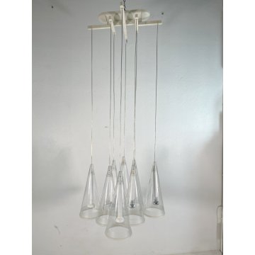 LAMPADARIO SOSPENSIONE "Fucsia 8" DESIGN Achille Castiglioni PER FLOS 1996