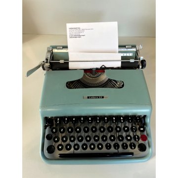 MACCHINA da SCRIVERE VINTAGE Olivetti LETTERA 22  697493 TIPEWRITER ANNI '50/'60