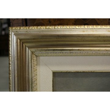 GRANDE QUADRO COPIA STAMPA DIPINTO De Nittis  "La traversata degli Appennini" 