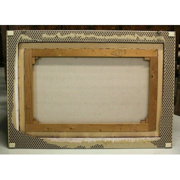 GRANDE QUADRO COPIA STAMPA DIPINTO De Nittis  "La traversata degli Appennini" 